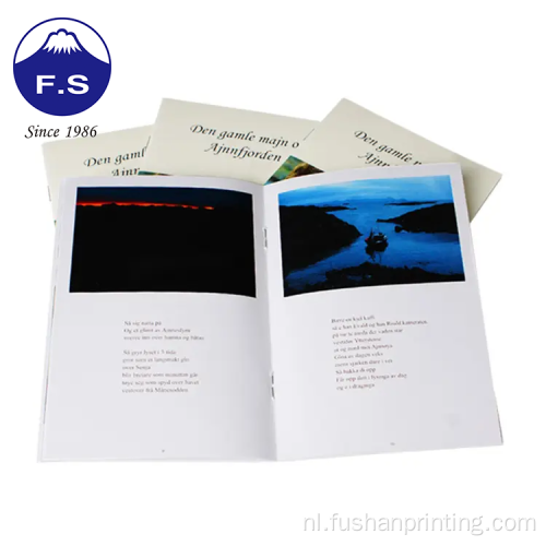 Aangepaste print handgemaakt productbrochureboek